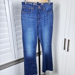 NWOT J Crew 28T Demi boot crop denim jeans